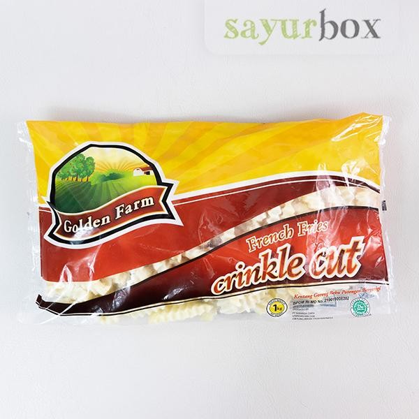 

LUXEHEALTH- Golden Farm Crinkle Cutted French Fries 1 Kg Sayurbox