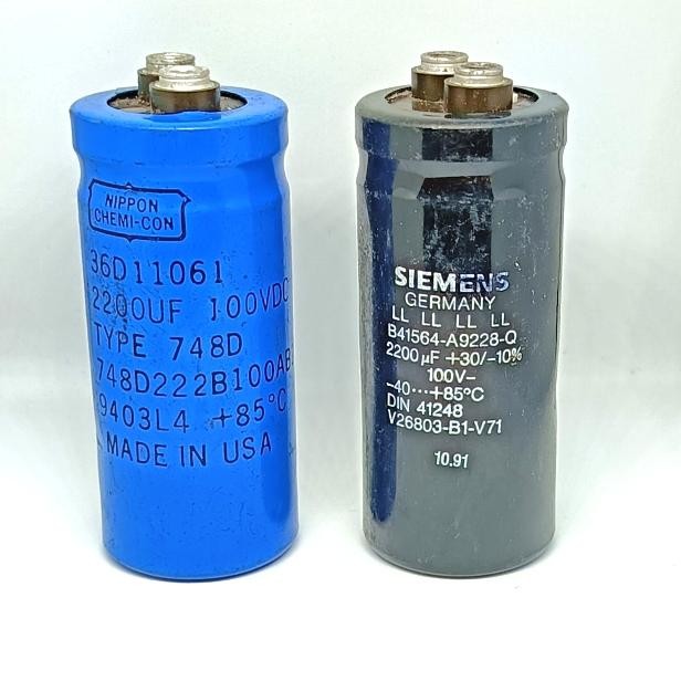 PJ elco kapasitor 2200uf 100v Cabutan