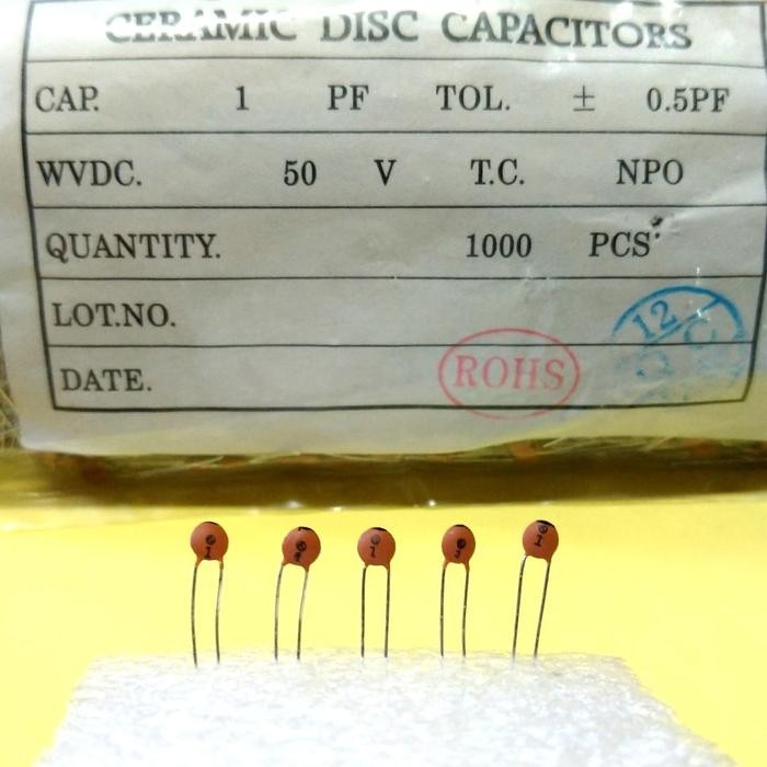 PJ Ceramic capacitor 1pf ~ 821pf 1000bj