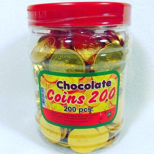 

Coklat koin isi 200 pcs