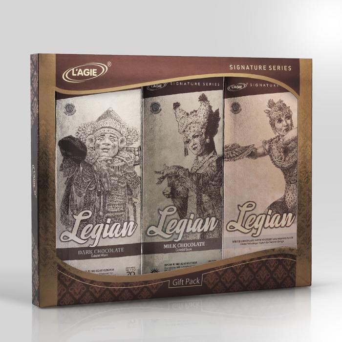 

Lagie Legian Coklat Gift Pack 3 x 70 gr