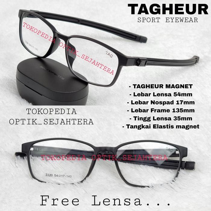 frame kacamata Tagheuer Pria wanita kacamata sporty minus antiradiasi