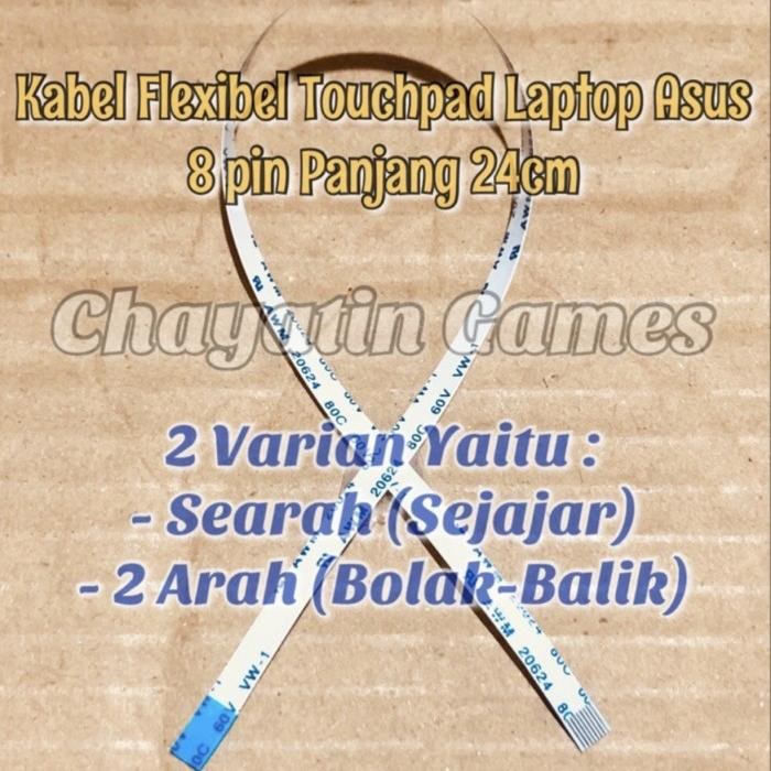 Tersedia Kabel Flexibel Touchpad Laptop 8 Pin Halus