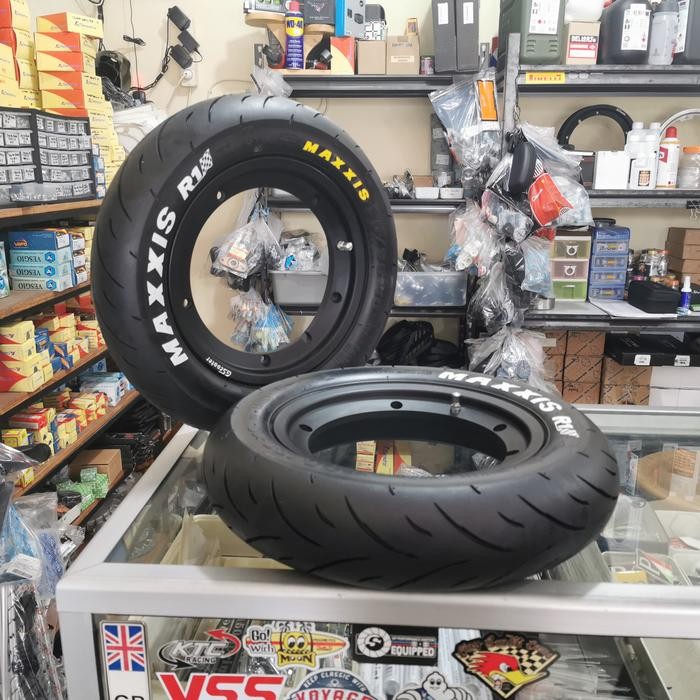 Velg Tubeless Vespa ML Black GScooter V.3 Ring 10 set Ban Maxxis MAR1