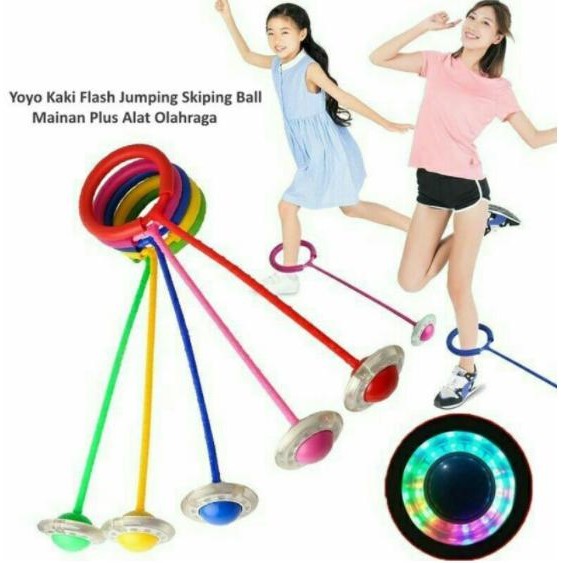 MAINAN ANAK HULA HOOP ANAK / HULA HOOP LOMPAT / YOYO KAKI OLAHRAGA
