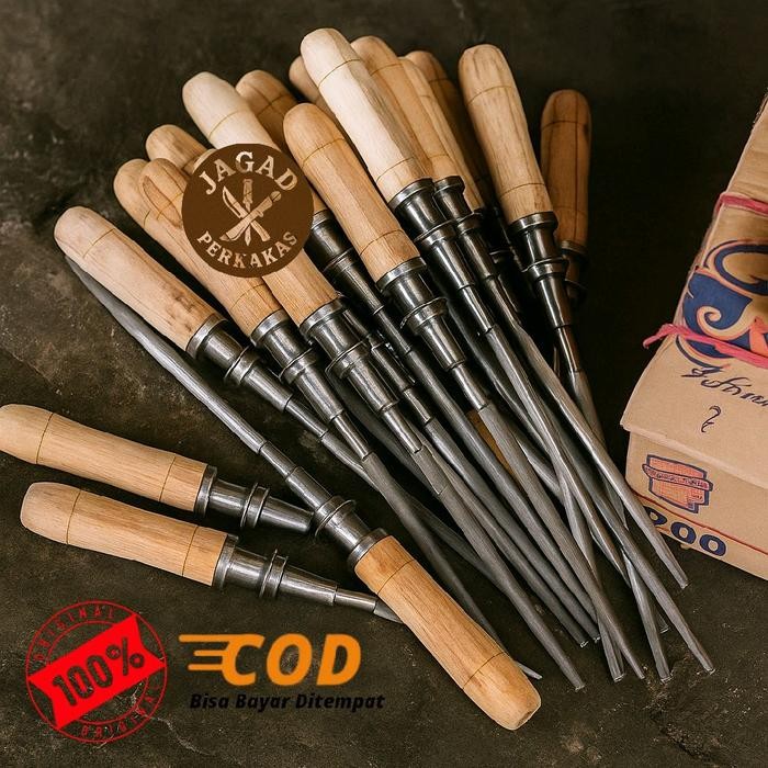 Pilihan- Stik Asahan Honing Kristal Dari Baja Asli Alat Pengasah Pisau Dan Golok Cocok Untuk