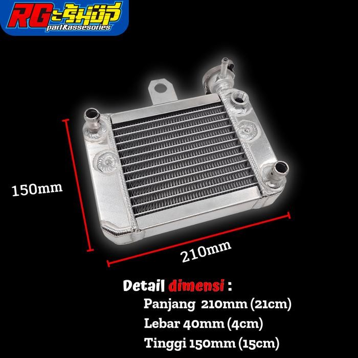 Mantab Radiator Almunium Dkt Honda Sonic 125 Rs Old Cbu Original Thailand Terlariss 