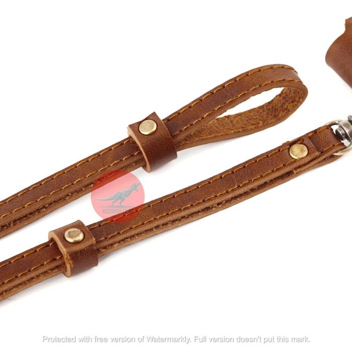 

Ready Id Card Holder Kulit Pu Coklat Kalung Lanyard Souvenir Kantor