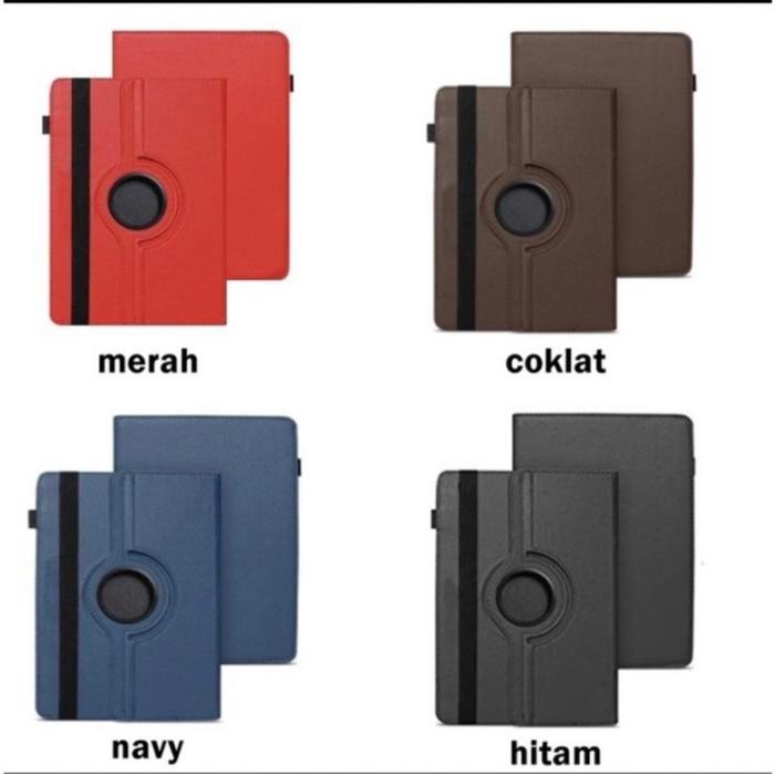 READY STOCK FLIP ROTARY CASE LEATHER FOR STRAWBERRY T1 TABLET 8 INCH