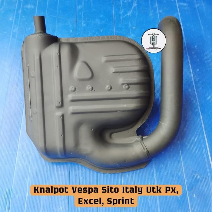 Knalpot Vespa Ori Sito Plus Italy Untuk Px Excel Sprint Largeframe