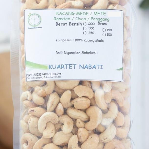 

500gr Roasted Kacang Mede Utuh Size Sedang Besar / Super - Mete Sulawesi Varian Rasa Original atau