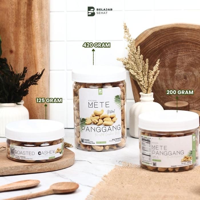 

Belajar Sehat Kacang Mete Super Panggang Rasa Plain Bebas Minyak Roasted Cashew Plain Hampers