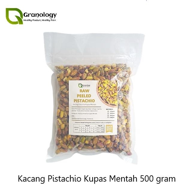 

Kacang Pistachio Kupas Mentah / Raw Peeled Pistachio (500 gram)