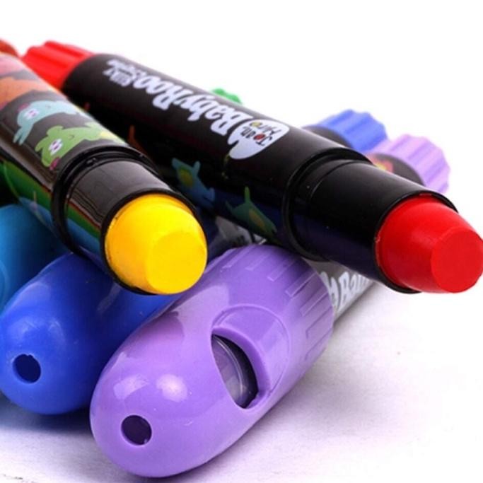 

Khusus Gosend! Joan Miro 24Pcs Babyroo Silky Crayon Kids Anak Body Face Painting