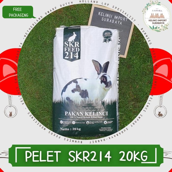 tersedia makanan pellet kelinci skr 214 1 karung - pelet kelinci 100% bergizi