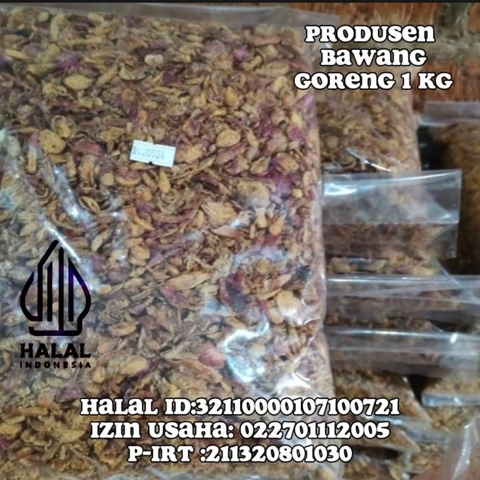 

promo bawang goreng grade c 1kg - bawang merah renyah