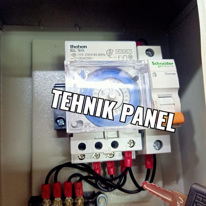 Panel Lampu Taman/Timer Theben+Box Panel