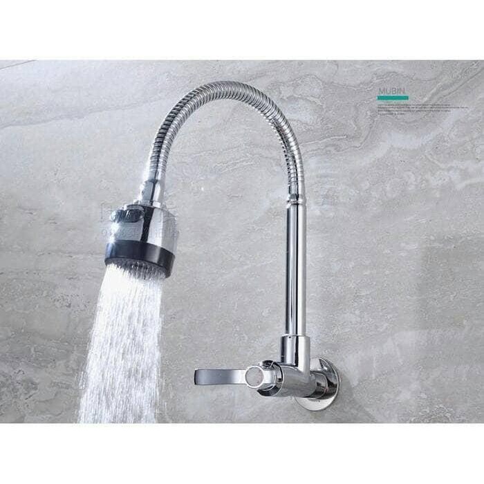 KRAN ANGSA/ KRAN CUCI PIRING FLEKSIBEL/KRAN ANGSA KEPALA BEAAR