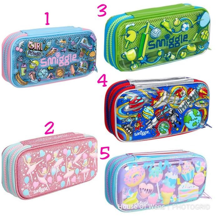 

Smiggle Stack Double Hardtop Small Smiggle - Tempat Pensil Smiggle
