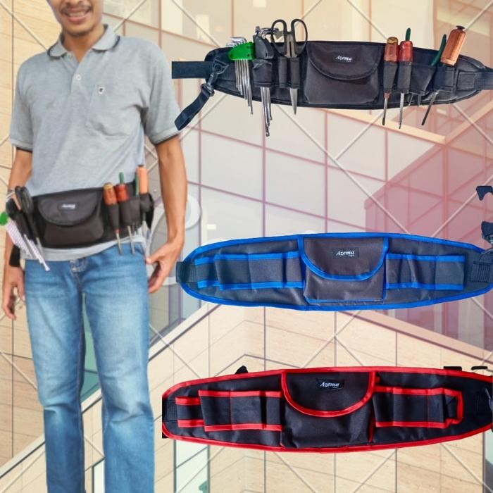 Tas Tukang - Tas Teknisi - Tas Tukang Bangunan - Tas Teknisi AC - Tas Pinggang - Tas Mekanik - Tas
