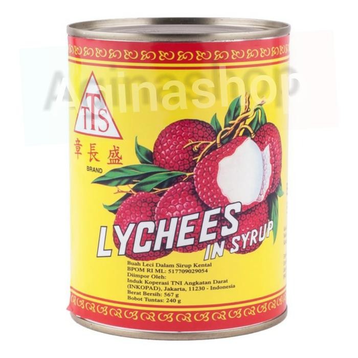 

Tts Buah Leci Dalam Sirup LYCHEES IN CYRUP 567gr