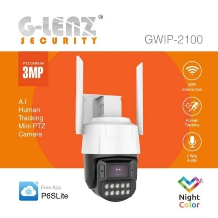 GLENZ SMART IP CAMERA CCTV PTZ - GWIP - 2100 FULL HD 3MP