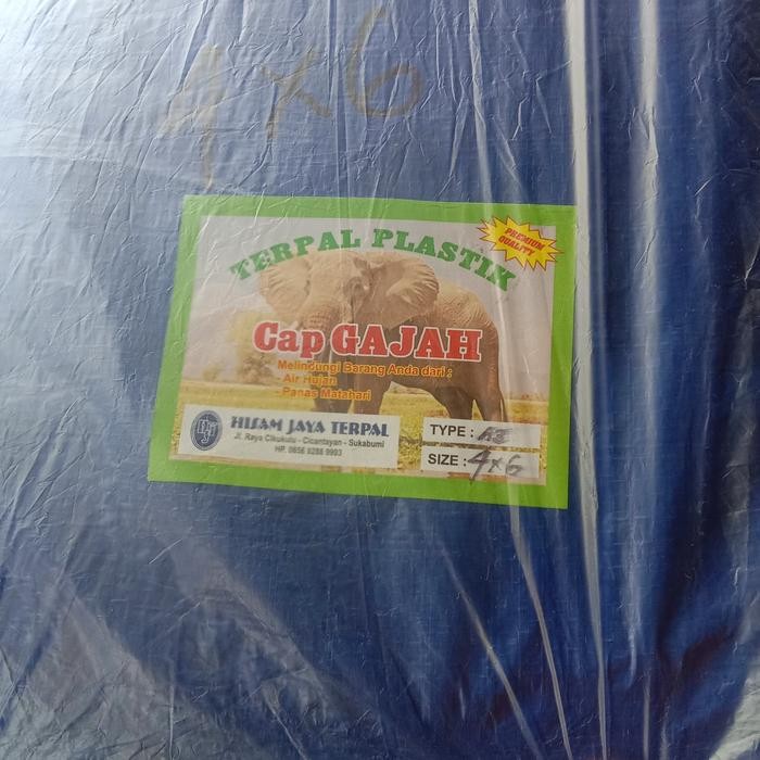 terpal A3 , 4x6 cap gajah