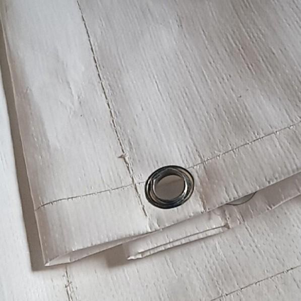 Terpal plastik a12 tebal putih putih ukuran 1x10