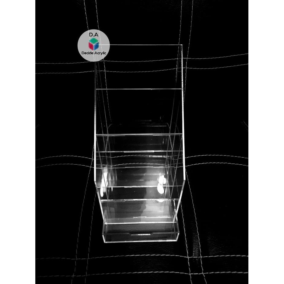 

Decide Acrylic Tempat Brosur Kartu Nama 3 Susun Sign Holder A6/A5/A4 Original