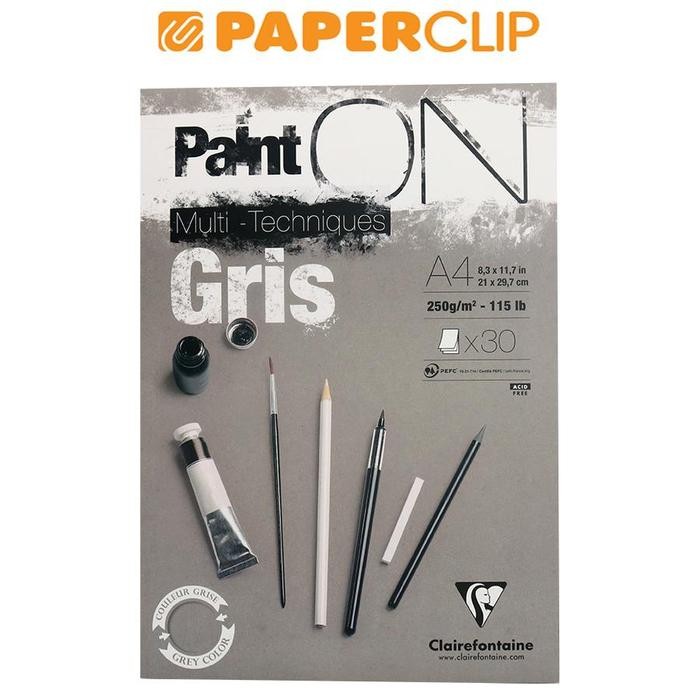 

Sketchbook A4 Clairefontaine Paint On Grey 975809C