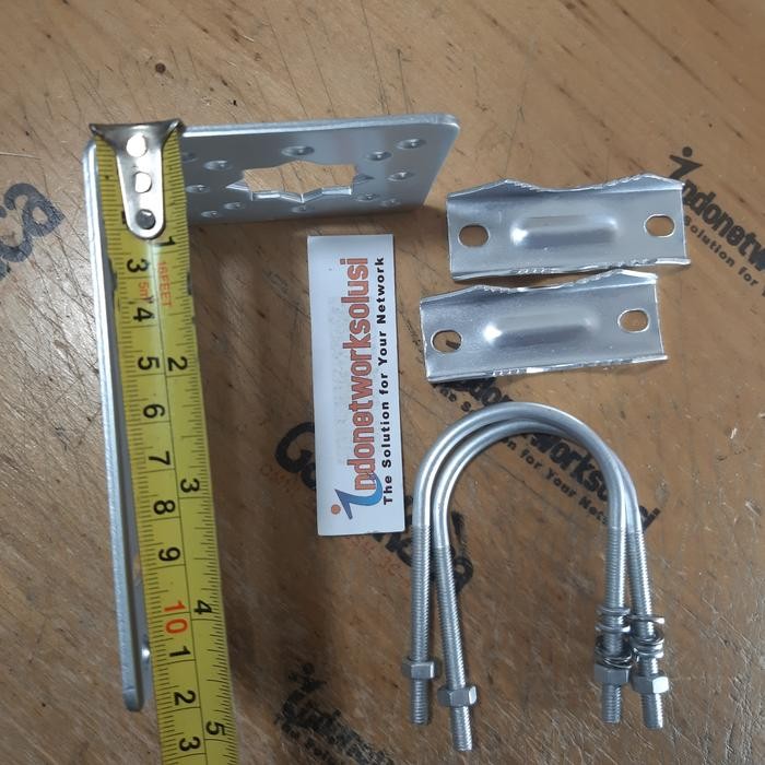 Bracket Breket Clamp Klem Dudukan Tiang Antena Yagi Omni Tv Radio