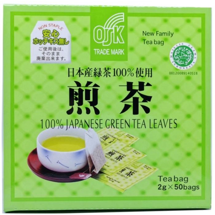 

Exp Lama OSK Japanese Green Tea Teh Hijau Jepang 50 Sachet Shopee