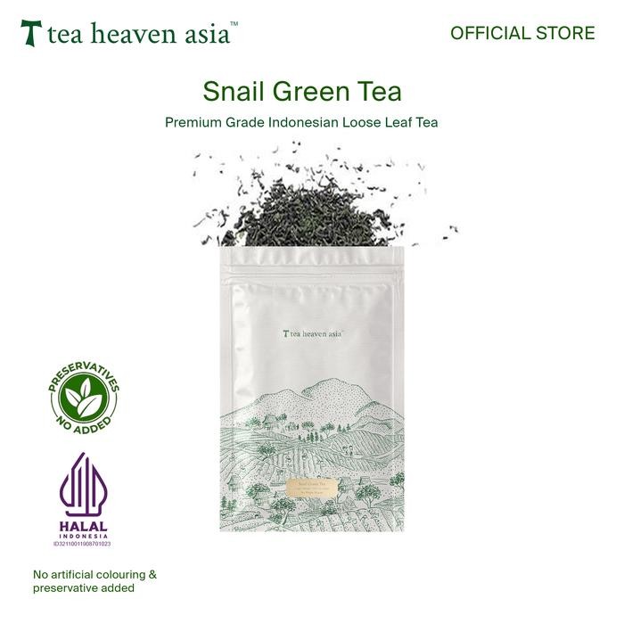 

Exp Lama Tea Heaven Snail Green Tea Teh Hijau Organik Premium Shopee