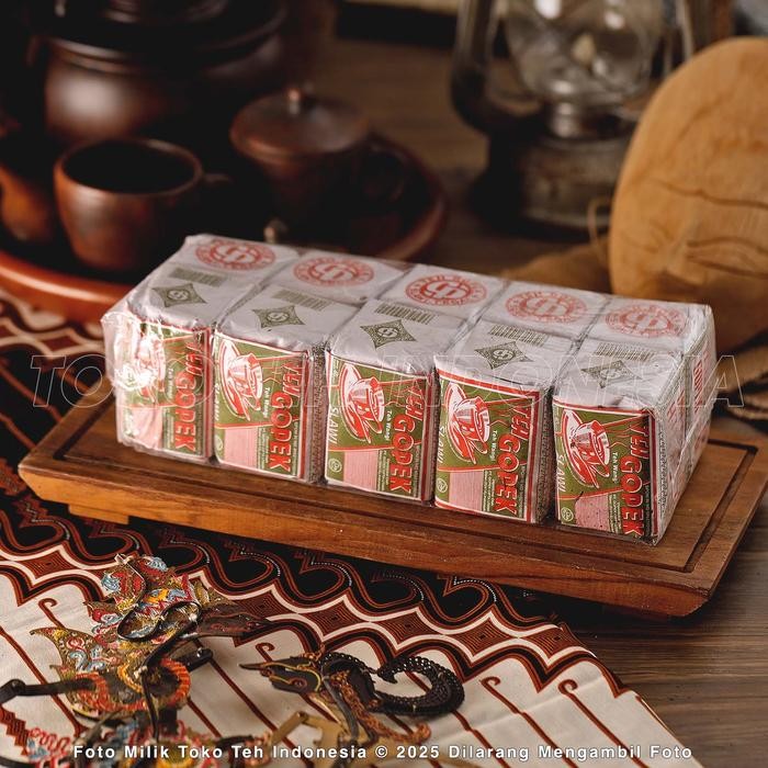

Exp Lama Teh Solo GOPEK SLAWI 1 Bal (10pcs x 1) - Teh Tubruk Asli Indonesia Green Tea Melati