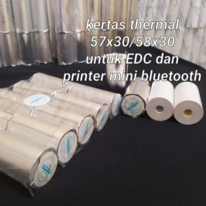 

Kertas struk kasir Edc 58/57x30 paket 1000 pcs