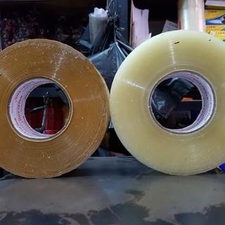 

SLOP ISI 6 - Lakban 500 yard FULL Bening dan Coklat Goldland / Lakban Jumbo 2 inch