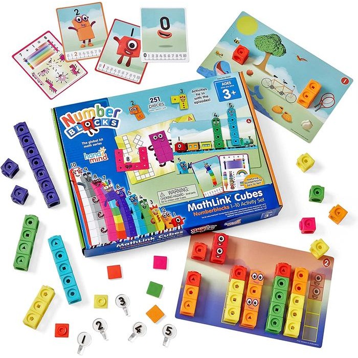 Hand2Mind Mathlink Numberblocks 1-10 Activity Set, Mainan Edukatif