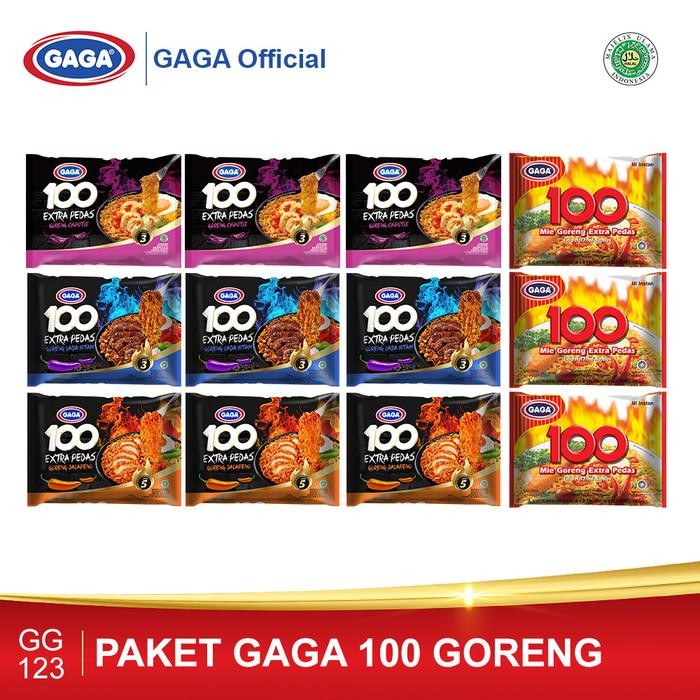 

Pilihan- Gaga 100 Goreng All Variant Makanan Mie Instan Pedas (Gg123)