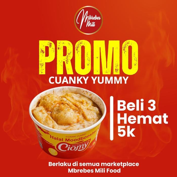 

Pilihan- Ciomy Cuanki Cheese Isi 3 Rasa Keju