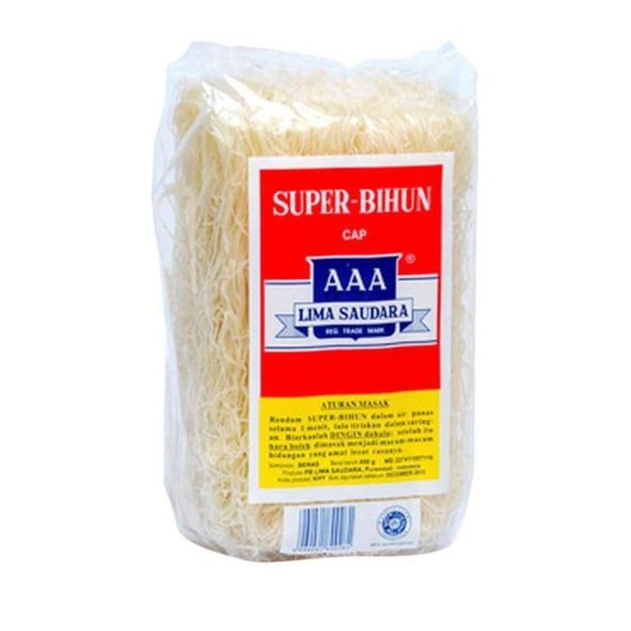 

Pilihan- Bihun Aaa 450Gr Besar Super Bihun Beras Lima Saudara
