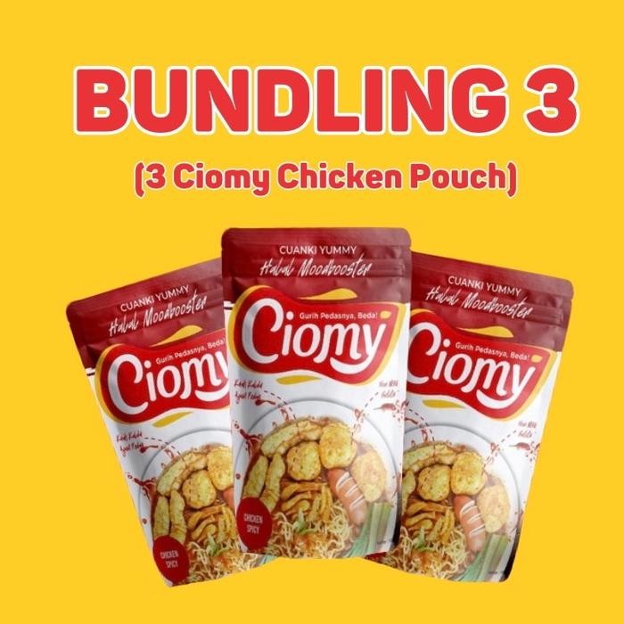 

Pilihan- Ciomy - Paket Hemat Bundling 3 Pouch Chicken Spicy