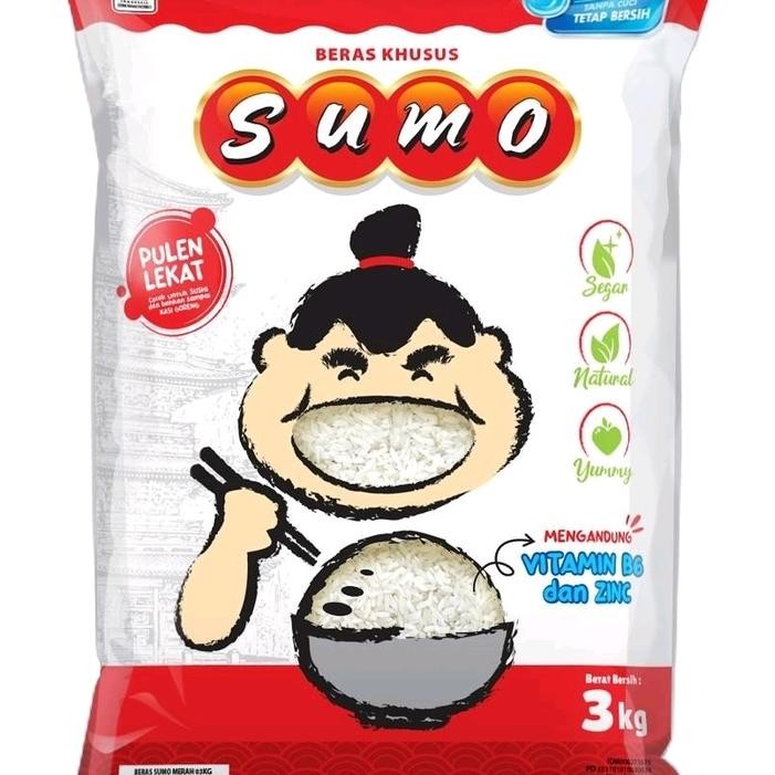 

Pilihan- Beras Sumo 3Kg Merah Premium