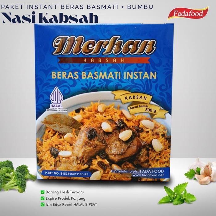 

Pilihan- Merhan Paket Nasi Kabsa Kapsa Beras Basmati Bumbu Kering Instant Enak Food Masakan