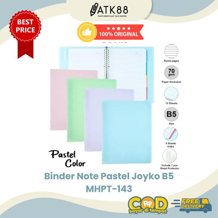 

jjm - Binder Note Pastel Joyko B5 MHPT-143 Buku Catatan