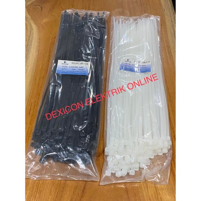 

jjm - Kabel ties 35 cm/uk 4.8mm x 350 mm/kabel pengikat/cable tie/kabel ties