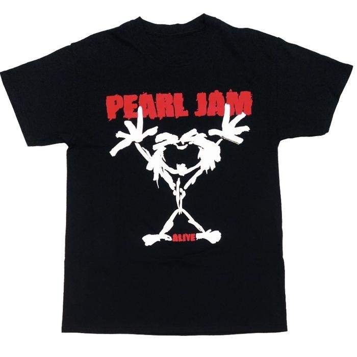 PEARL JAM ALIVE T-SHIRT KAOS PEARL JAM Unisex