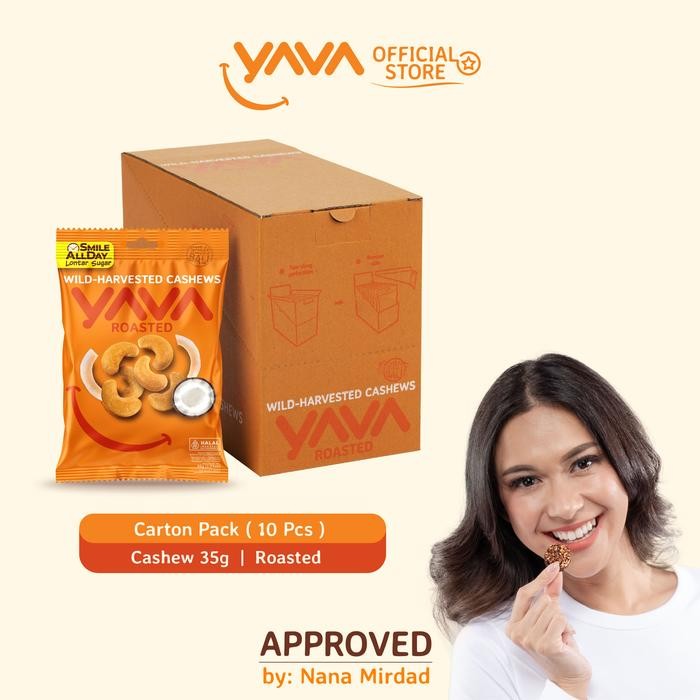 

YAVA Carton Pack Cashew Roasted ( 10 x 35g )