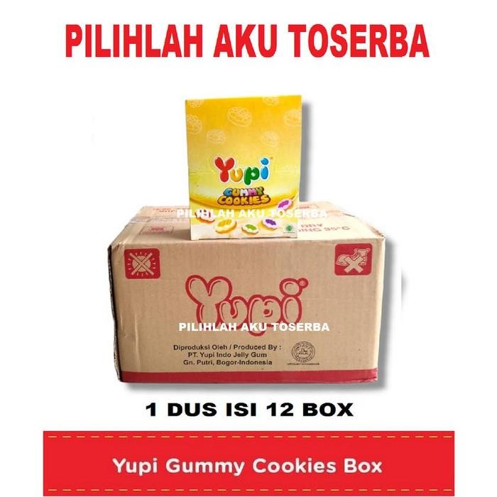 

YUPI GUMMY COOKIES BOX - (HARGA 1 DUS ISI 12 BOX)