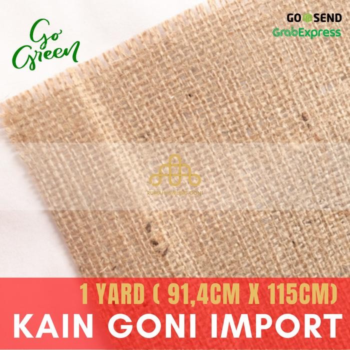 Pilihan- Kain Goni Import Murah- Kain Goni Rustic- Kain Goni Halus