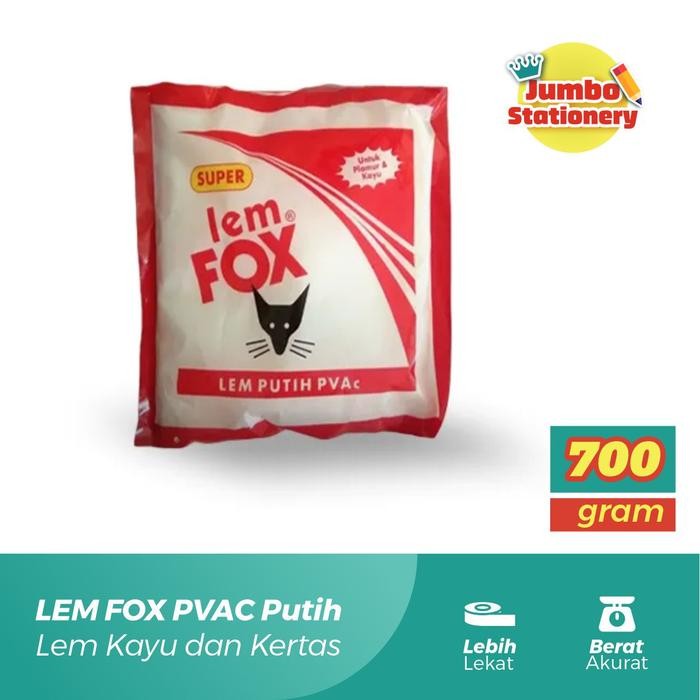 

Pilihan- Fox Lem Kayu Serbaguna Putih Pvac 700 Gram